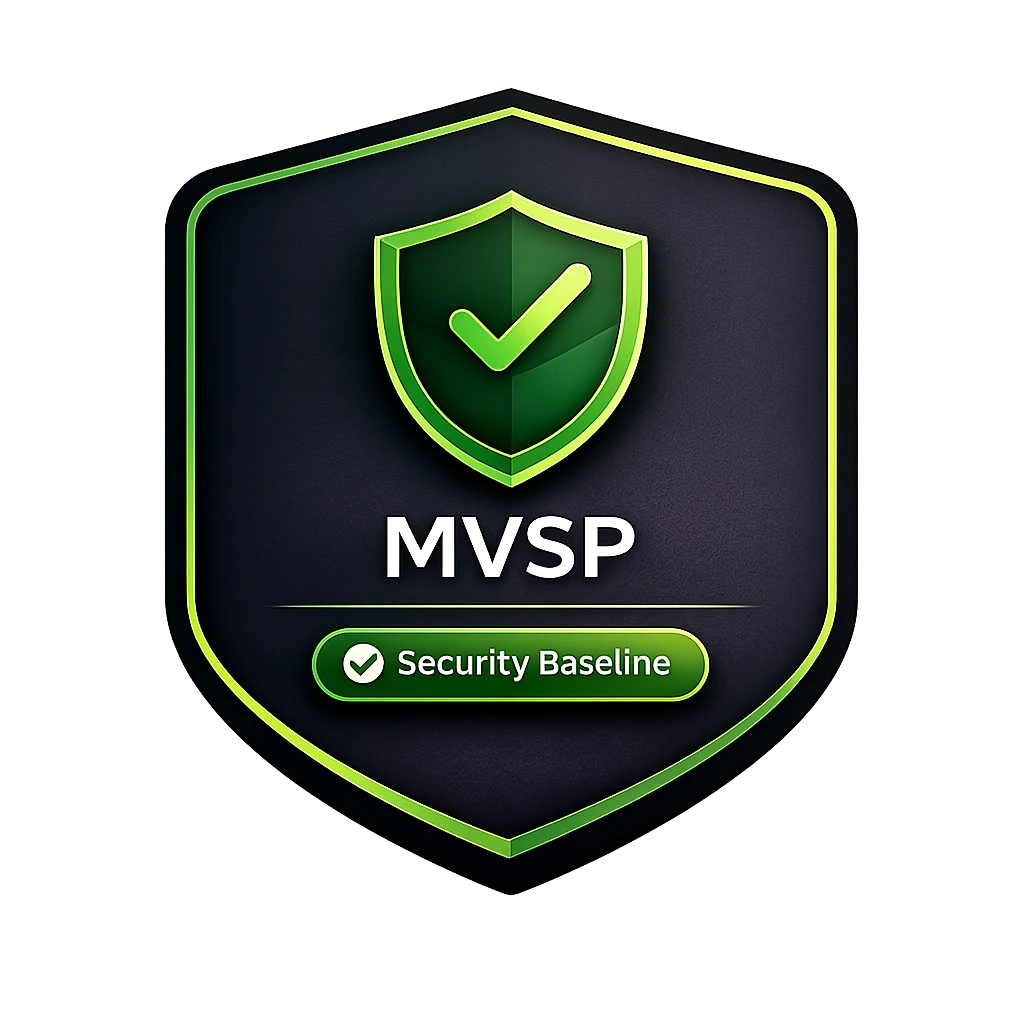 Security framework reference badge